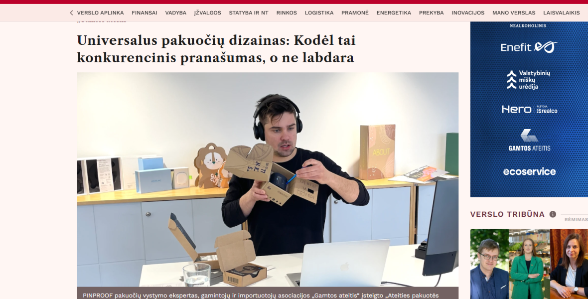 Universalus pakuočių dizainas: Kodėl tai konkurencinis pranašumas, o ne labdara